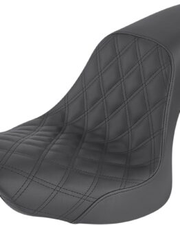 Profiler Lattice Stitched 2-Up Seat - Black