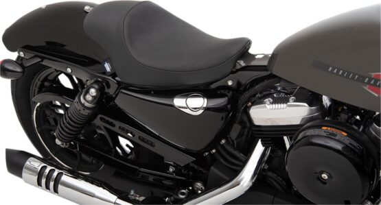 3/4 Smooth Vinyl Solo Seat - Black