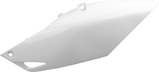 Plastic Side Number Plate - White