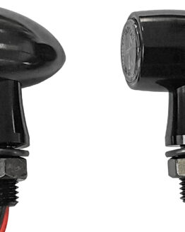 HardDrive LED Tail Light Turn Signal Black Clear Lens Red Amber