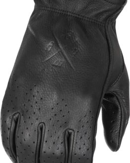 Highway 21 Louie Perforated Gloves Black 5X-Large Men's
