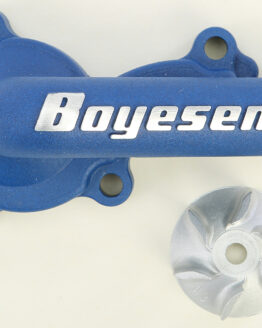 Boyesen Supercooler Waterpump Cover Kit Blue Fits 06-15 Kawasaki KLX/KX 450