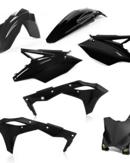 Cycra 5-Piece Replica Body Kit - Black Fits 2017-2020 Kawasaki KX250F