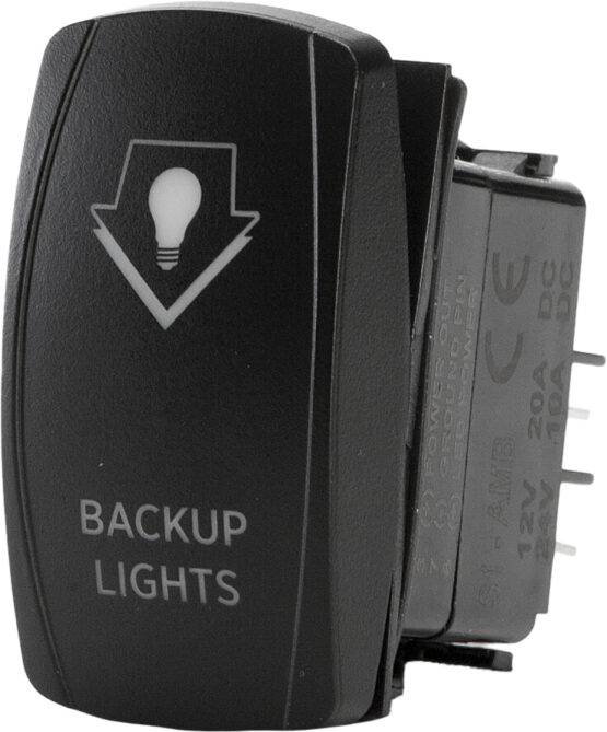 "Back Up Lights" Illuminated Rocker Switch