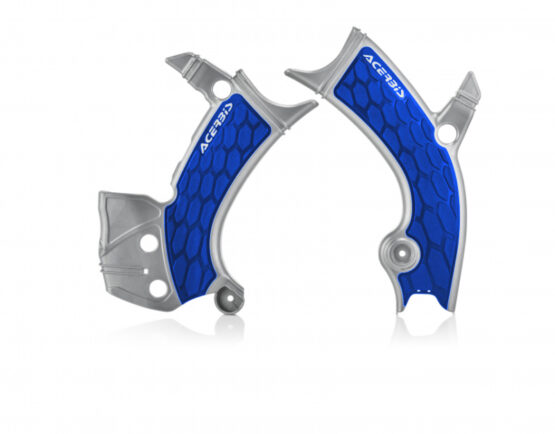 X-Grip Frame Guards Silver/Blue