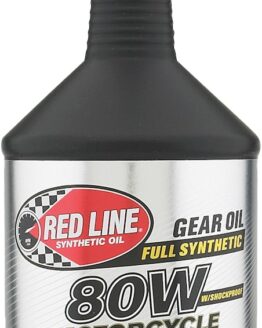Red Line 80W Motorcycle Gear Oil with ShockProof - 1 Quart