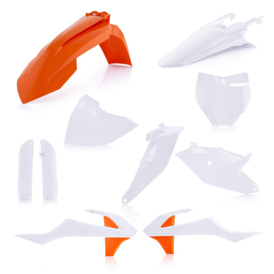 Full Plastic Kit - White/Orange Original 2020