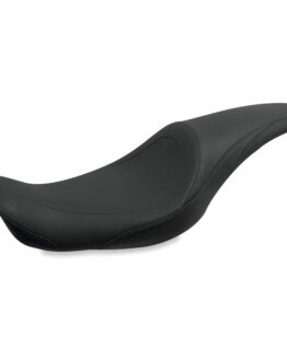 Mustang Tripper Fastback 1PC Seat Black Fits 06-17 Harley Dyna