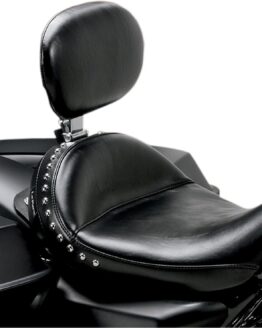 Monterey Studded Vinyl Solo Seat w/Backrest