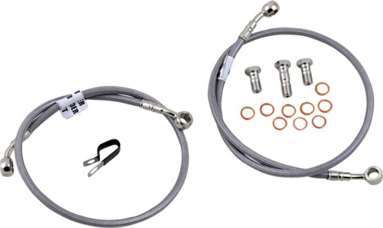 Stainless Steel Front 2-Lines Brake Line Kit