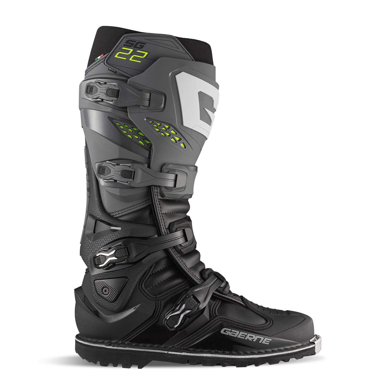 Gaerne SG-22 Gore-Tex Enduro Boots Anthracite Black US 13 - Image 5