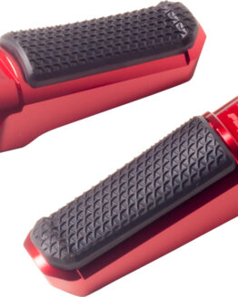 Hi-Tech Racing Footpegs Rubber Red
