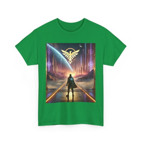 Galactic Vision Unisex Heavy Cotton Tee - Space Adventure Design - Image 19