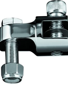 Kuryakyn 1-1/4in Stirrup Heel Rest Extenders Chrome 8043