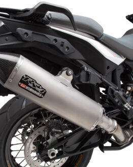 Yoshimura RS-4 Slip-On Exhaust SS/Carbon Tip Fits KTM 1090+ Adventure