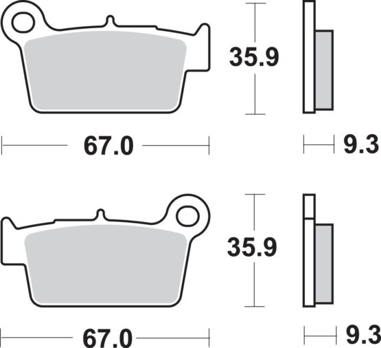 SI Offroad Sintered Brake Pads - Image 2