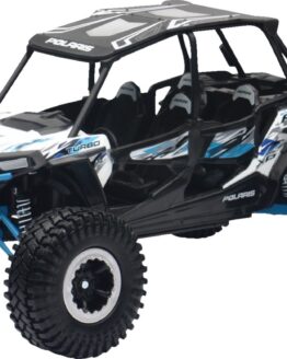 1:18 Scale Polaris RZR XP4 Rock Crawler Toy Blue/Black by New Ray