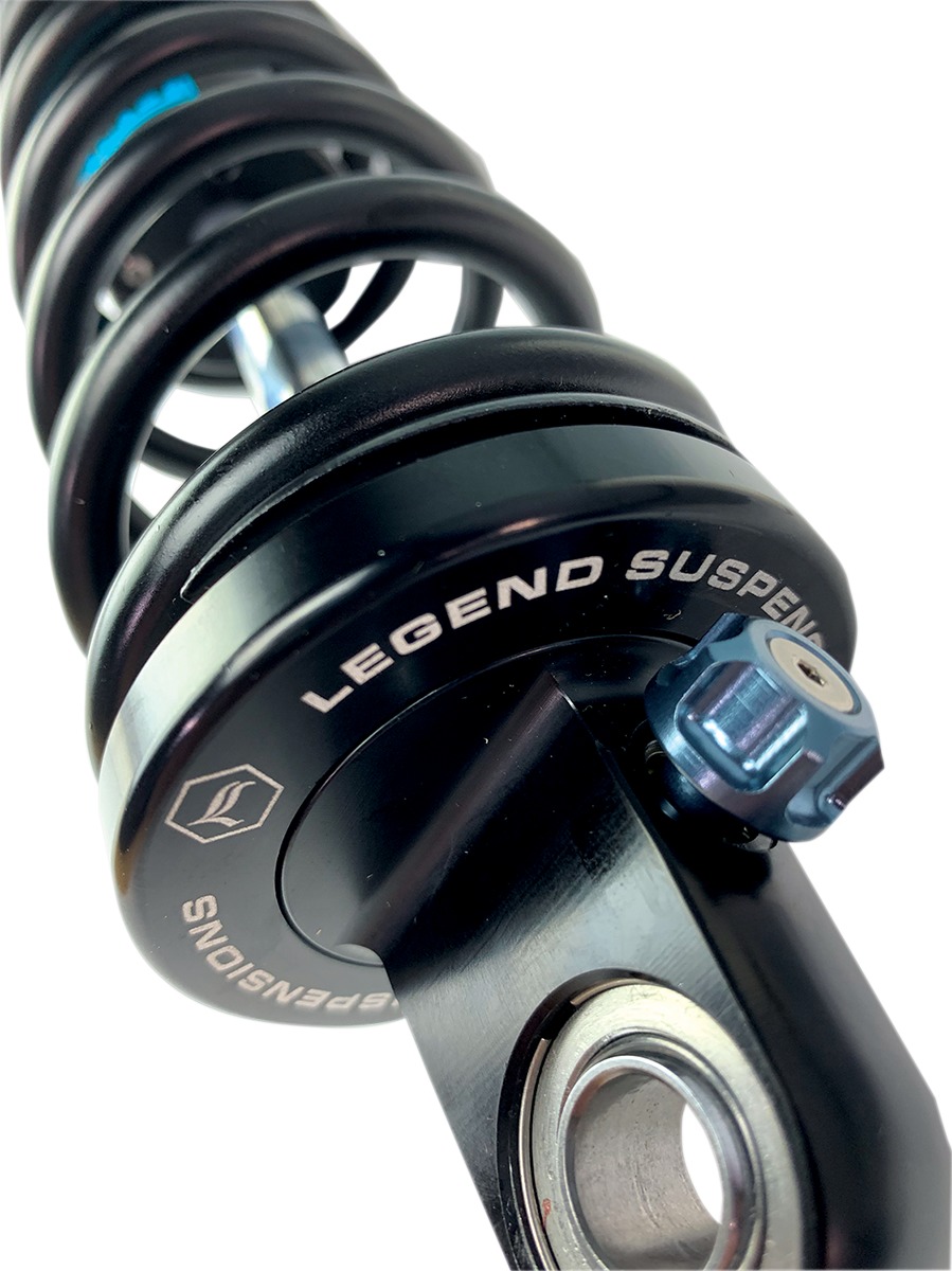 Legend Suspension REVO ARC 13in Rear Shocks Black Standard Harley FLH/T - Image 3