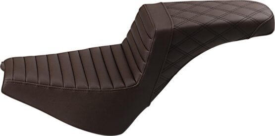 Step-Up Tuck and Roll 2-Up Seat Brown - Image 3