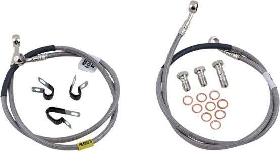 Stainless Steel Front 2-Lines Brake Line Kit