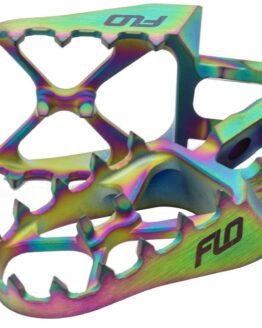 Flo Motorsports Titanium Foot Pegs Jet Fuel Fits YZ65-YZ450F 1999-2023