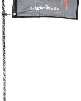 3Ft Black Bluetooth RGB Chase Light Rod - Whip It