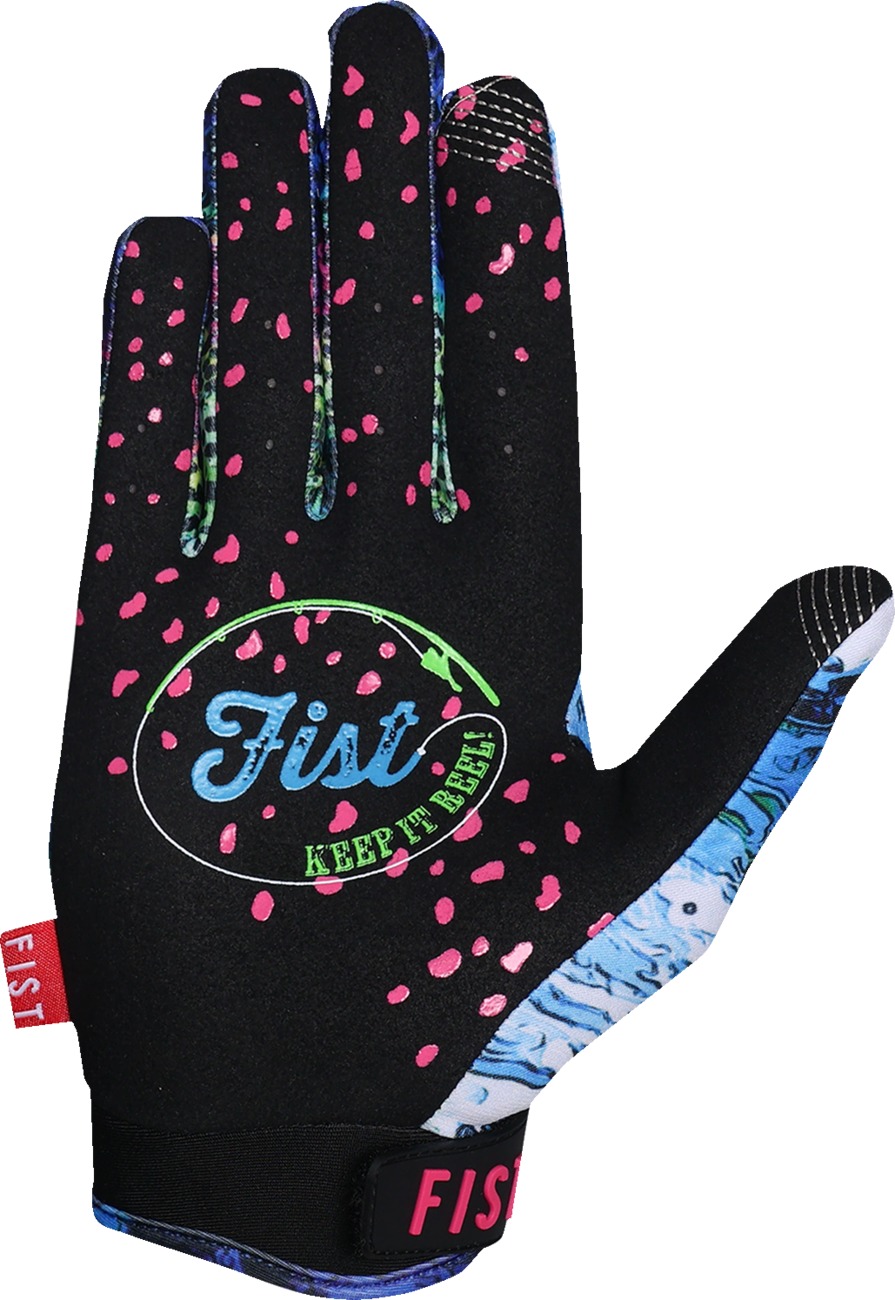 FIST Handwear Lil Fists Keep It Reel Youth Gloves Black/Multi - L - Image 4