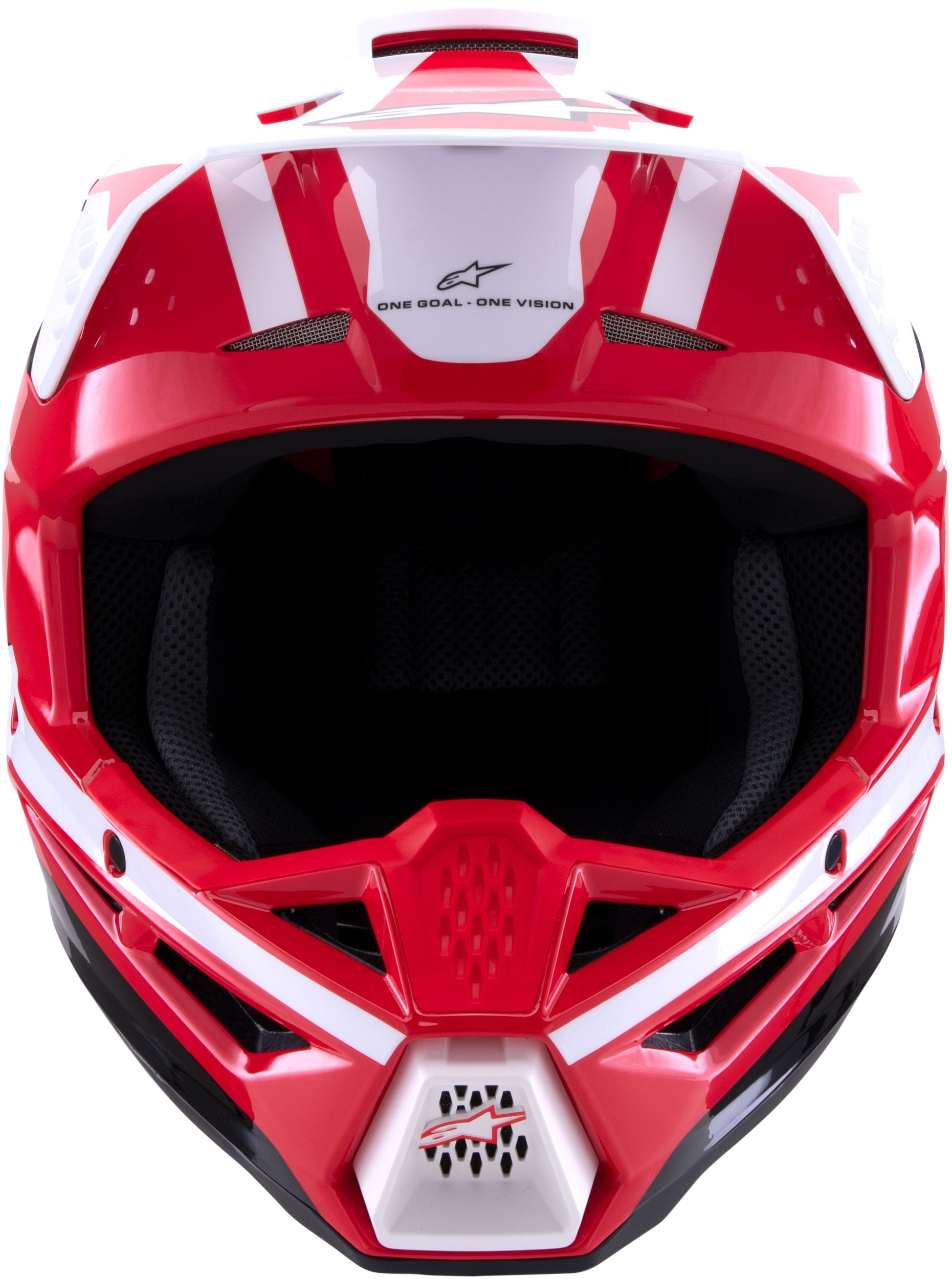 Alpinestars SM3 Heat Helmet Red/White/Black Gloss Small - Image 5