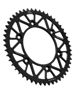 Black Aluminum Rear Sprocket - 50 Tooth 520