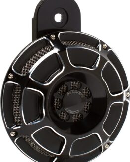 Universal Beveled Horn Kit with Cover Black - Arlen Ness