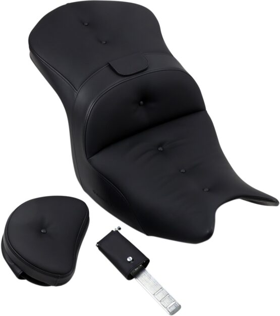 Road Sofa Pillow 2-Up Seat Black w/Backrest - Image 2