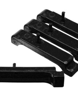 GM BBC Black Radiator Isolator Pad Set 4 Row by Energy Suspension