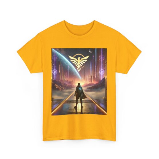 Galactic Vision Unisex Heavy Cotton Tee - Space Adventure Design - Image 11