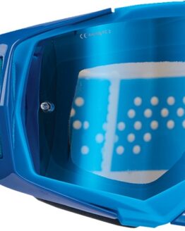 THOR Activate Motocross Goggles Blue/White Mirrored Lens Adult