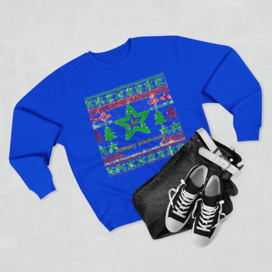 Festive Unisex Crewneck Sweatshirt - Bad Christmas Sweater - Image 7