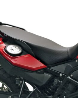 Sargent World Sport 2-Up Seat CarbonFX Vinyl Black Fits F700GS F800GS