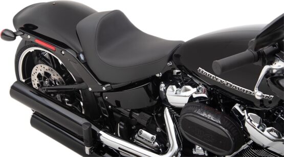 EZ Mount Smooth SR Leather Solo Seat Black Low