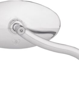 Arlen Ness Cateye Die-Cast Chrome Mirrors Softbend Smth for V-Twins