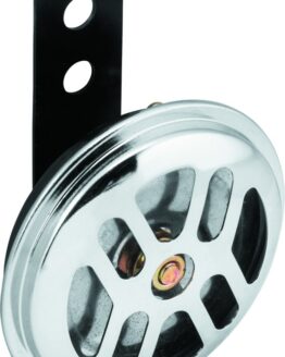 Biker's Choice Chrome 2.5in 12V Electric Horn Universal