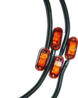 DragonFire Racing Turn Signal Kit Universal 4 Light Black