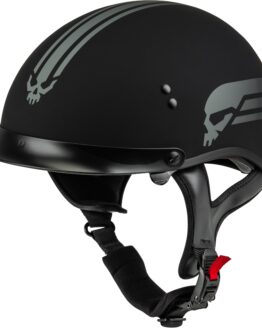 GMAX HH-65 Retribution Helmet Matte Black/Silver XS