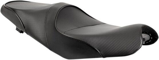 World Sport Performance Plain CarbonFX Vinyl 2-Up Seat - Black