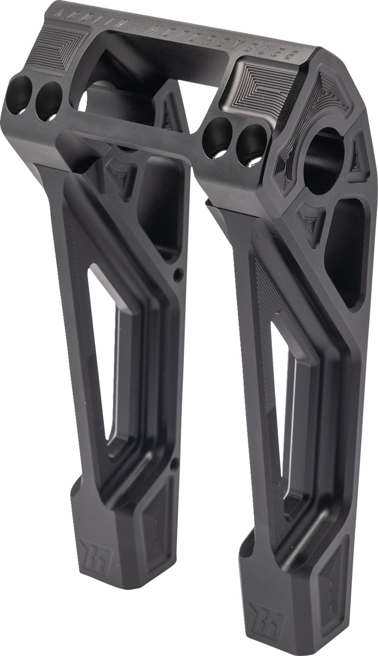 Kodlin USA Fastback Risers 8in Black For Harley-Davidson Digital Gauge - Image 4