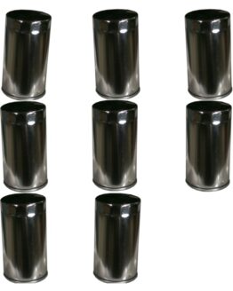 HF173C Oil Filter - Chrome - 8 Pack
