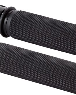 Arlen Ness Knurled Grips TBW Chrome for Harley-Davidson 2025+