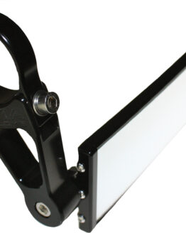 AXIA 17in Panoramic Rear View Mirror Black 1.5in Arm Clamp Mount