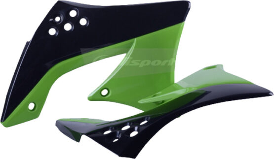 Radiator Shrouds - Black/Green