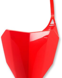 UFO Front Number Plate Red Fits Honda