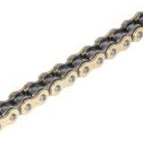 520 HDS Drive Chain Gold & Black 120 Links w/ Clip Master Link - Image 2