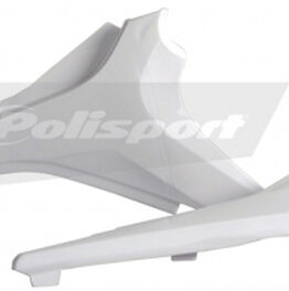 Plastic Side Number Plate - White